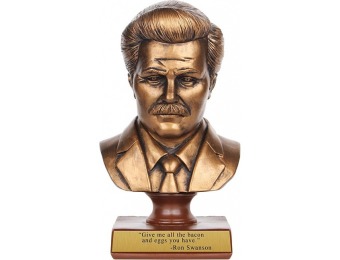 50% off Ron Swanson Bust