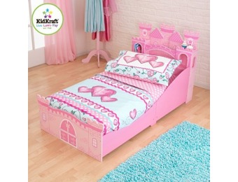 53% off KidKraft Girl's Princess Castle Toddler Bed