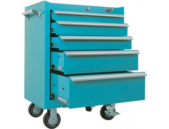 60% off Viper Tool Storage 26-inch 5 Drawer 18G Steel Rolling Cabinet