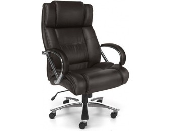 58% off OFM Avenger Big and Tall Leather Executive Swivel Chair