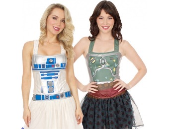 6% off Star Wars Corset Tops, R2-D2 and Boba Fett