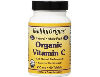 $15 off Healthy Origins Vitamin C USDA Organic, 60 Count