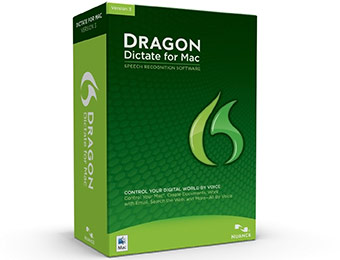 $90 off Dragon Dictate for Mac Version 3