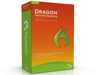 $45 off Dragon NaturallySpeaking 12 Home (Windows)