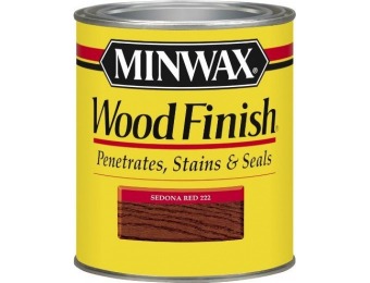 60% off Minwax 70043 1 Qt Wood Finish Interior Wood Stain, Sedona