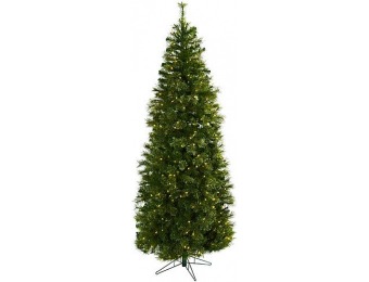 44% off 7.5’ Cashmere Slim Christmas Tree With Clear Lights