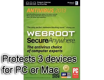 Webroot SecureAnywhere Antivirus 2013 - Free after $35 rebate