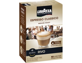 40% off Keurig Rivo Lavazza Classico Espresso Cups (18-pack)