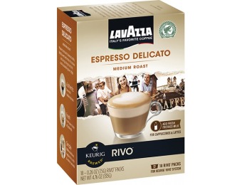 40% off Keurig Rivo Lavazza Delicato Espresso Cups (18-pack)