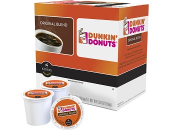 25% off Dunkin' Donuts Original Blend K-cups (16-pack