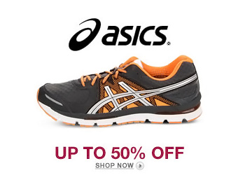 Up to 50% off Asics Shoes, Clothing & Accessories