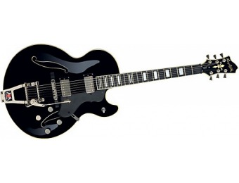 64% off Hagstrom Hj-500 Tremar Electric Guitar Black