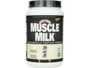 52% off CytoSport Muscle Milk, Cake Batter, 2.47 Pound