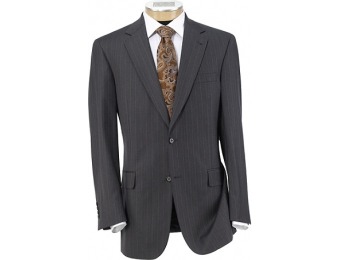 83% off Executive 2-Button Wool Suit with Pleated Front Trousers