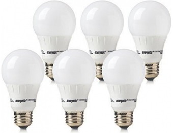 62% off Energetic Lighting 60 Watt Equivalent 800 Lumen LED 6-Pack