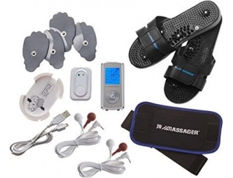 88% off IQ Massager Pro IVs Combo with Belt & Slippers