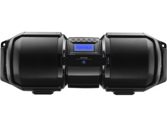 50% off Sharp GXBT9 Portable Bluetooth Speaker - Black
