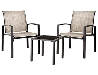 40% off Threshold Gilmore 3-Piece Sling Patio Chat Furniture Set