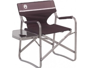 49% off Coleman Portable Deck Chair with Side Table