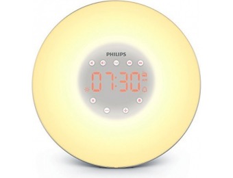 33% off Philips Wake-Up Light with Radio, Silver