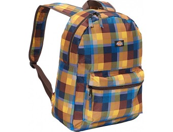 62% off Dickies Student Backpack, Yellow Fat Plaid