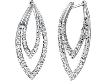 90% off Vedere Le Stelle Sterling Silver CZ Fashion Earrings