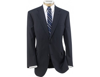77% off Signature Imperial Wool/Silk Suit with Trousers Big/Tall