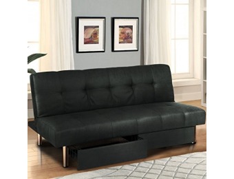65% off Microfiber Futon Folding Sofa Bed Couch