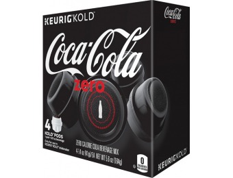 50% off Keurig Coca-cola Zero Kold Pods (4-pack)