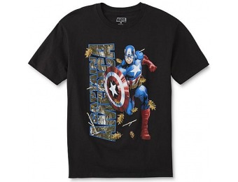 72% off Marvel Captain America Boy's Graphic T-Shirt