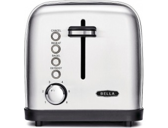 33% off Bella Classics 2 Slice Toaster, Stainless Steel