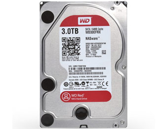 $60 off WD Red WD30EFRX 3TB Hard Drive w/code: EMCXNWP23