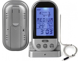 65% off Wireless Meat Thermometer w/ Detachable Probe