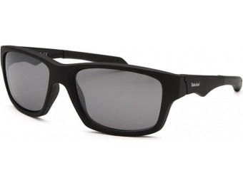 79% off Timberland Men's Square Sunglasses Semi-Reflective Lens