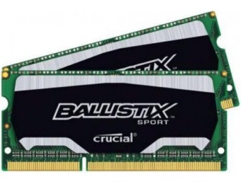 48% off Crucial Ballistix Sport 8GB Kit DDR3 1866 Laptop Memory