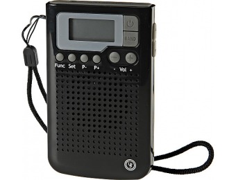 50% off UST AM/FM Weather Band Radio with Clock
