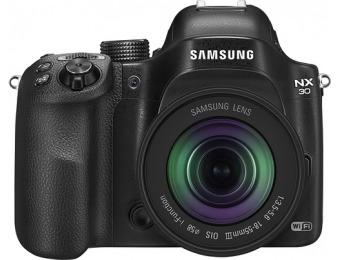 50% off Samsung Nx30 Mirrorless Camera With 18-55mm Lens