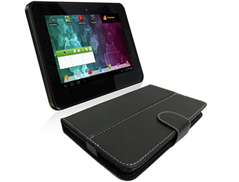 Visual Land Connect WiFi 7.0" Touchscreen Tablet PC with Leather Case
