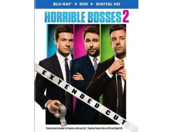 60% off Horrible Bosses 2 (Extended Edition) (Blu-ray + DVD + Digital HD)