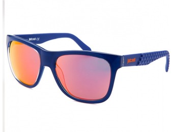 64% off Just Cavalli Watches Square Blue Scale Pattern Sunglasses