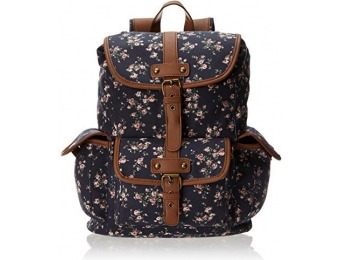 83% off Wild Pair Ditsy Floral Cargo With Glitter Trim Backpack Handbag