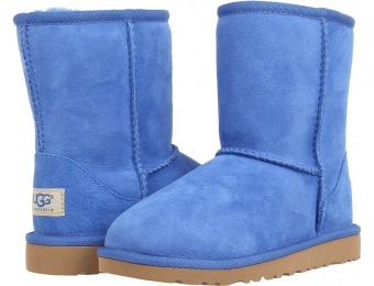 79% off UGG Kids Classic Smooth Blue Kids Shoes