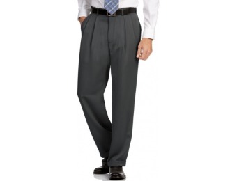 76% off Perry Ellis Portfolio Classic Fit Microfiber Charcoal Dress Pants