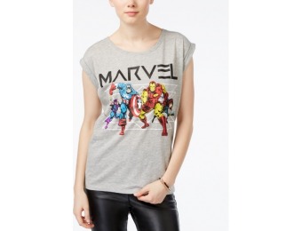 58% off Freeze 24-7 Juniors' Marvel Civil War Graphic T-Shirt