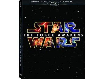 50% off Star Wars: The Force Awakens (Blu-ray + DVD + Digital)