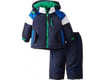 85% off Rothschild Baby Boys' Flap Pocket Snowsuit, Navy, 12 Months
