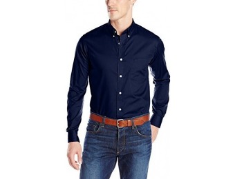 67% off Dockers Men's Solid CVC Woven Shirt, 8 Colors