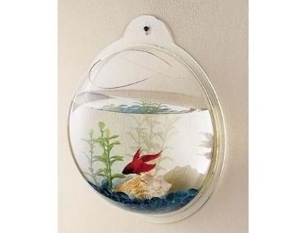 47% off Fish Bubble Wall-Mounted Fish Tank Aquarium Kit