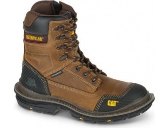 56% off CAT Men's Fabricate 8" Tough Work Boots, Waterproof