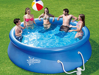 20% off Summer Escapes Round 12' Quick-Set Swimming Pool